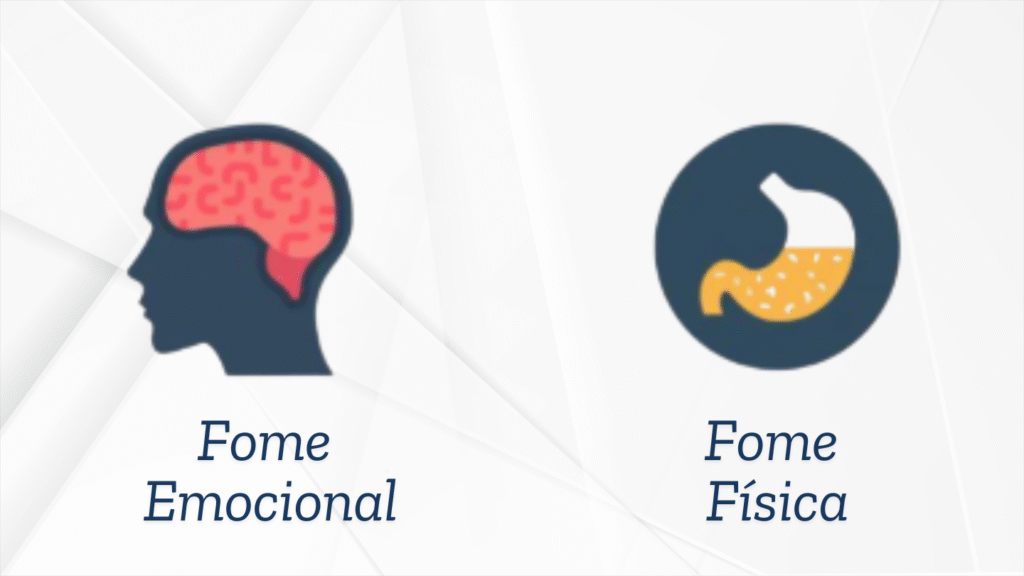 fome emocional vs física