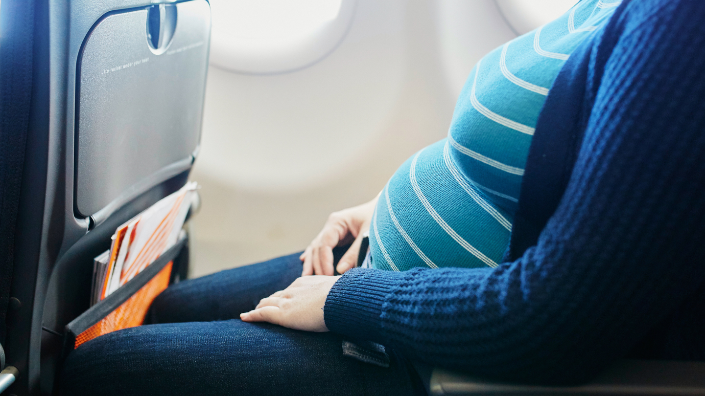 viajar de avião gravida
